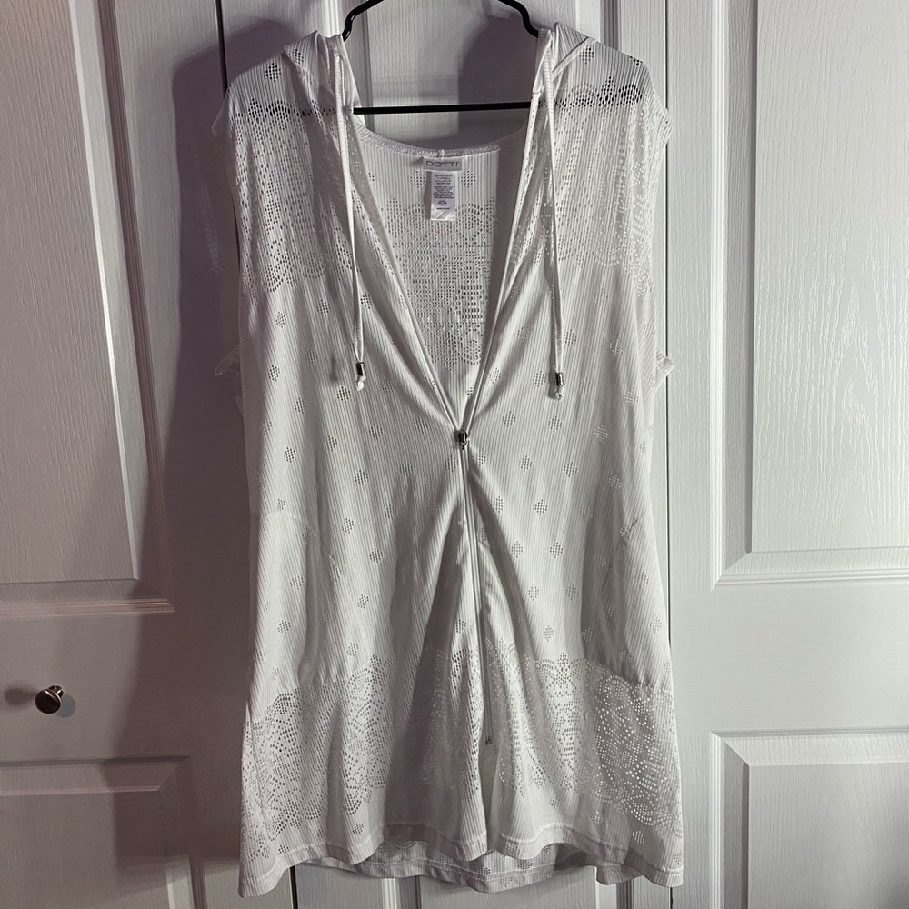 white Dotti cover up/jacket!